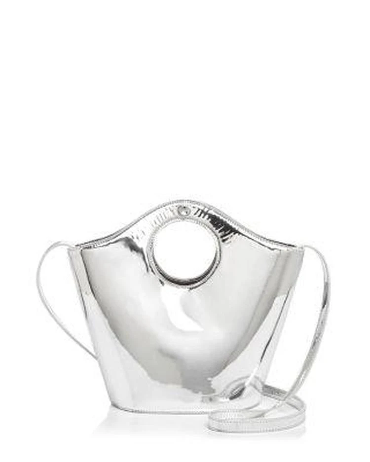 商品Elizabeth and James|Market Shopper Petit Patent 真皮斜挎手提包,价格¥758,第1张图片