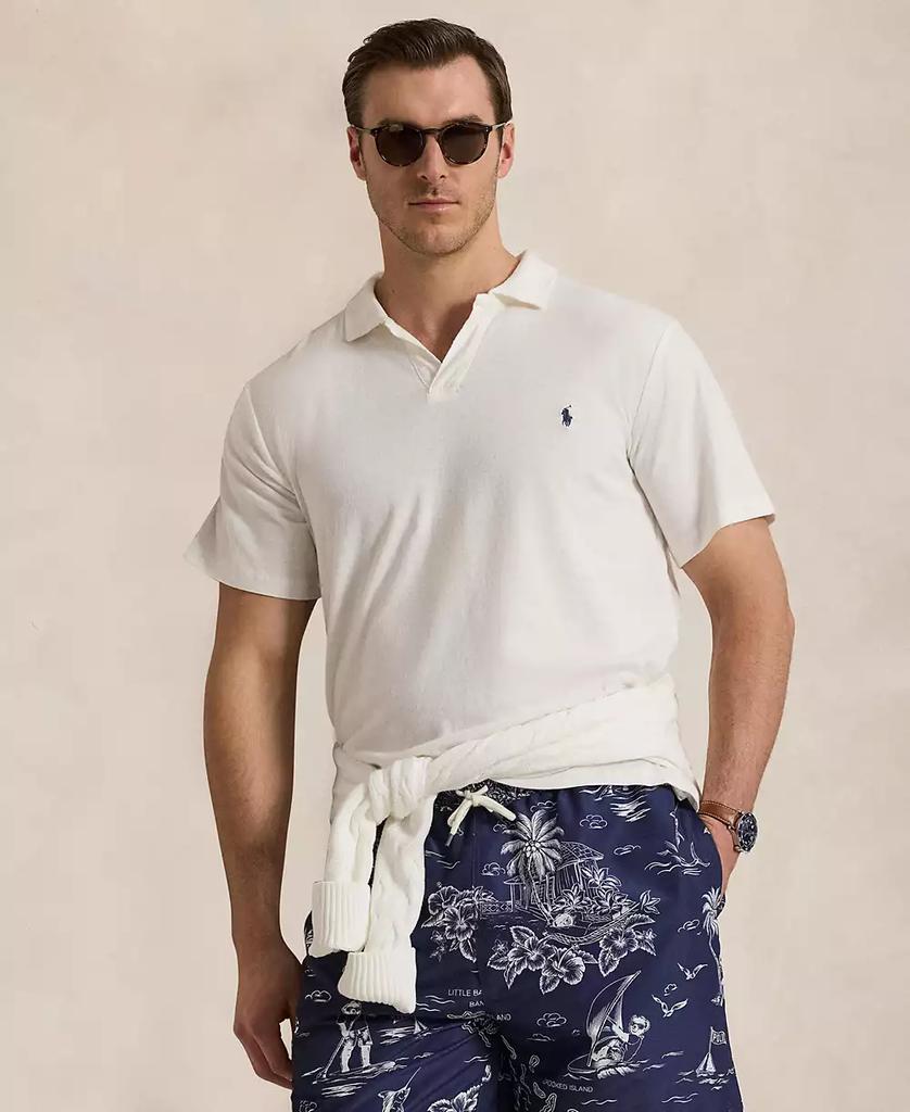Polo homme coupe classique en maille extensible image 2