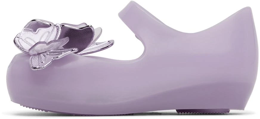 商品Mini Melissa|Baby Purple Ultragirl Fly III Flats,价格¥258,第3张图片详细描述