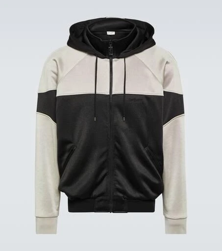 商品Yves Saint Laurent|Two-tone paneled hoodie,价格¥14363,第1张图片