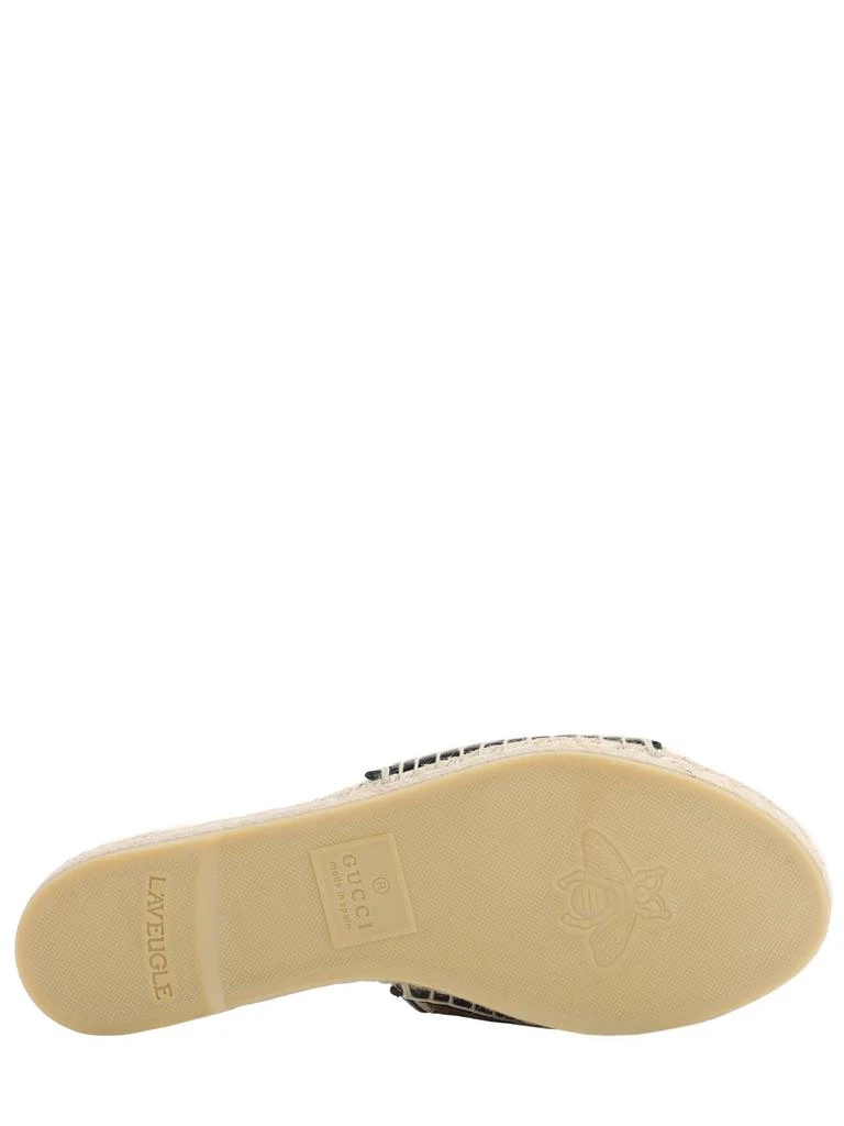商品Gucci|20mm Pilar Canvas Slide Espadrilles,价格¥4542,第4张图片详细描述