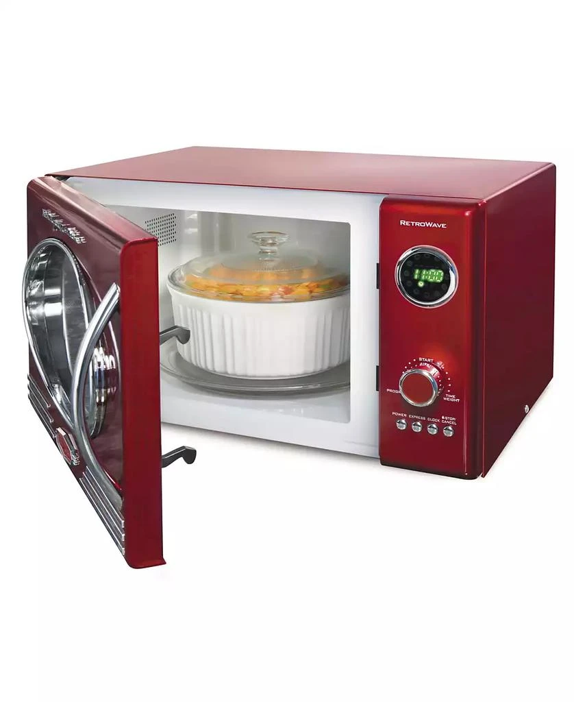 商品Nostalgia|Retro Microwave Oven, 0.9 cube',价格¥1252,第2张图片详细描述