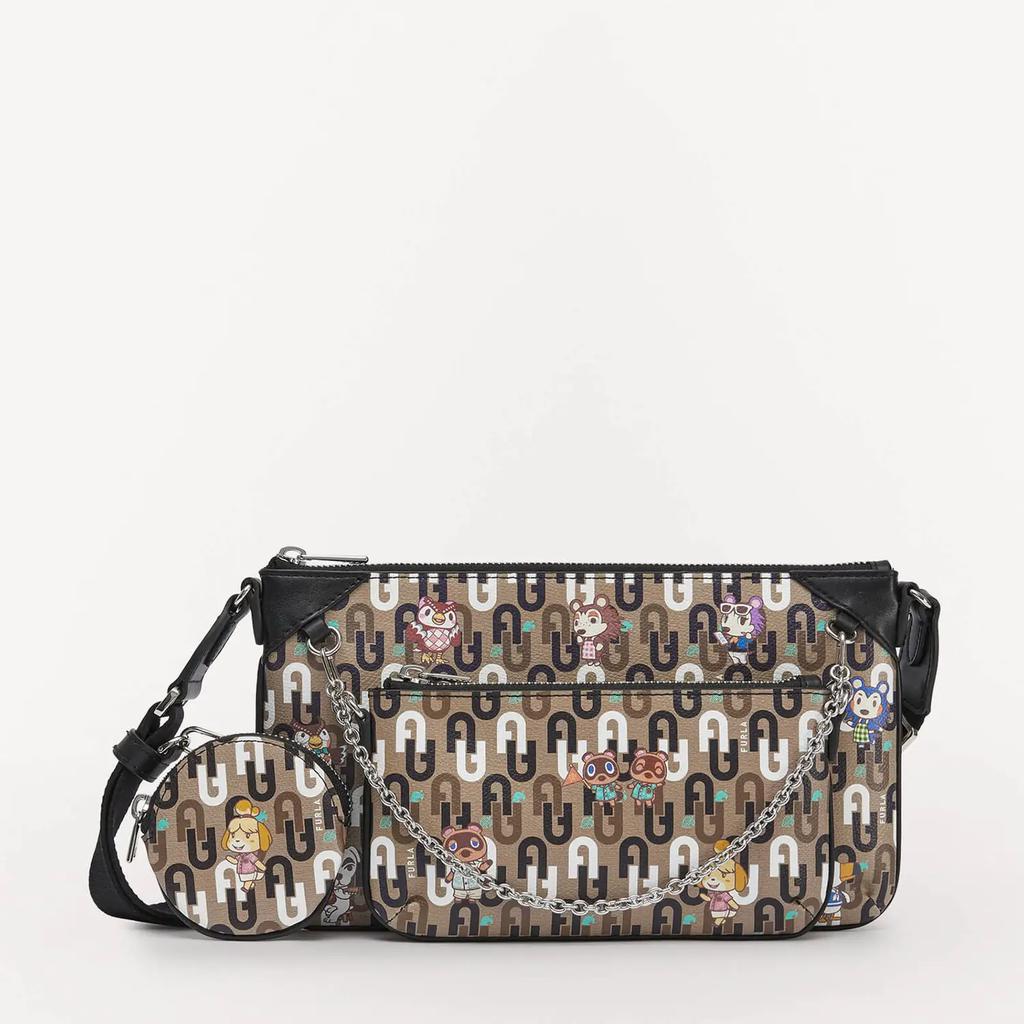 Furla Women's Animal Crossing Cross Body Bag - Khaki商品第1张图片规格展示