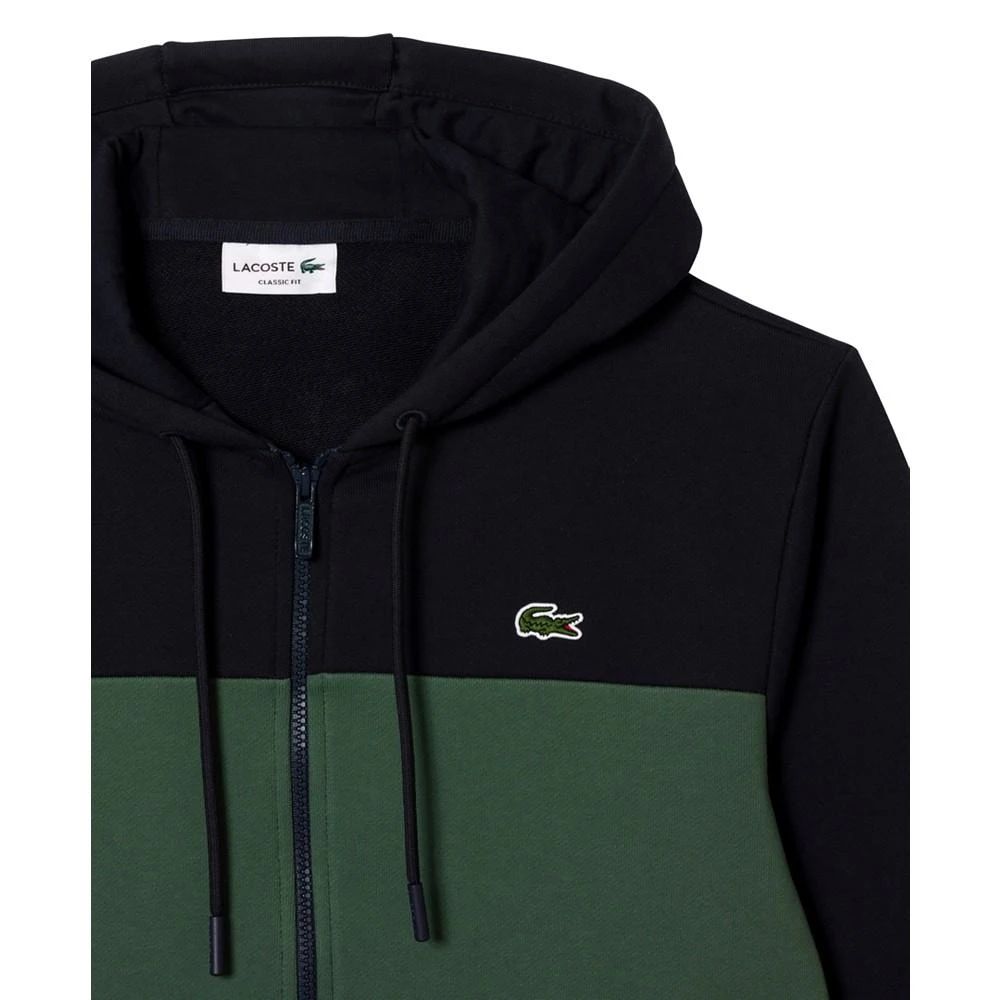 商品Lacoste|Men's Classic Fit Colorblocked Zip-Front Hooded Sweatshirt,价格¥1133,第2张图片详细描述