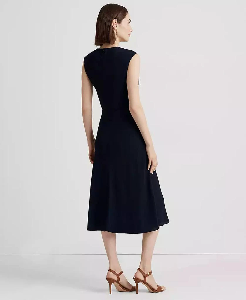 商品Ralph Lauren|Women's Bubble Crepe Cap-Sleeve Dress,价格¥1101,第2张图片详细描述