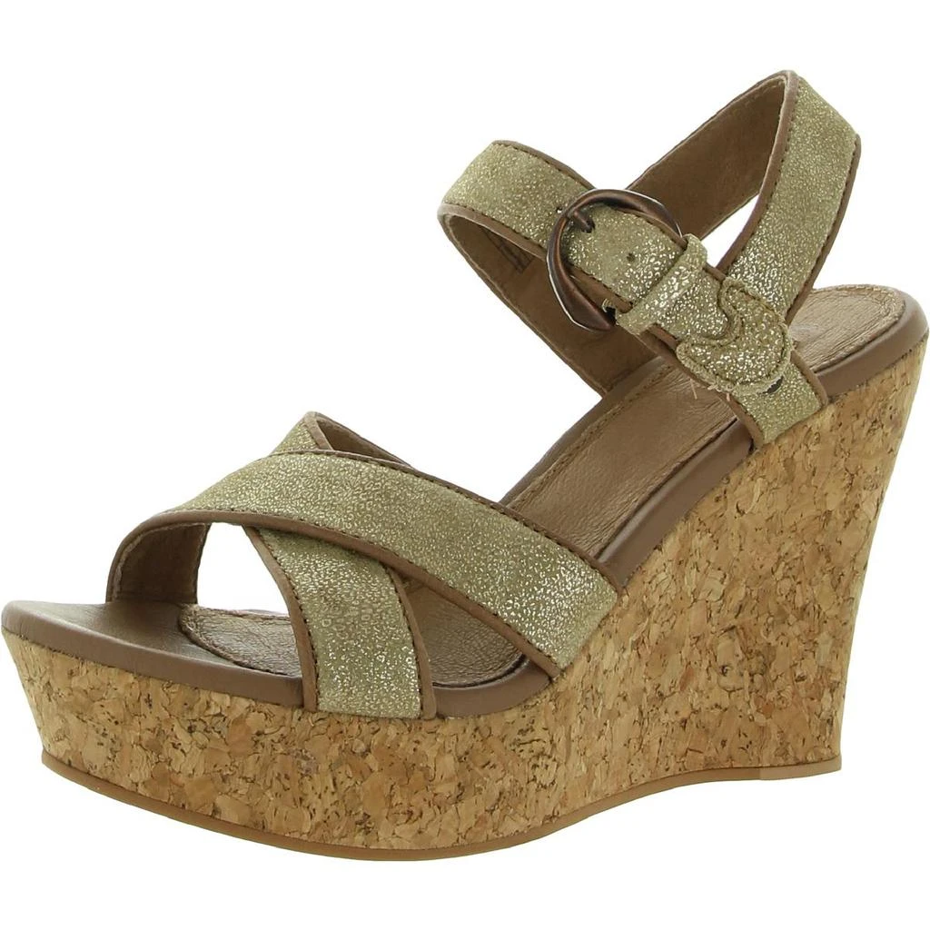 商品UGG|Ugg Womens Jazmine Suede Shimmer Wedge Sandals,价格¥169,第1张图片