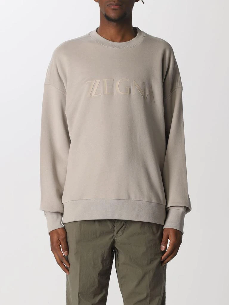 商品Zegna|Z Zegna cotton sweatshirt with logo,价格¥2702,第1张图片