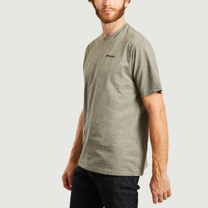 商品Patagonia|T-shirt P6 logo gravel heather PATAGONIA,价格¥324,第2张图片详细描述