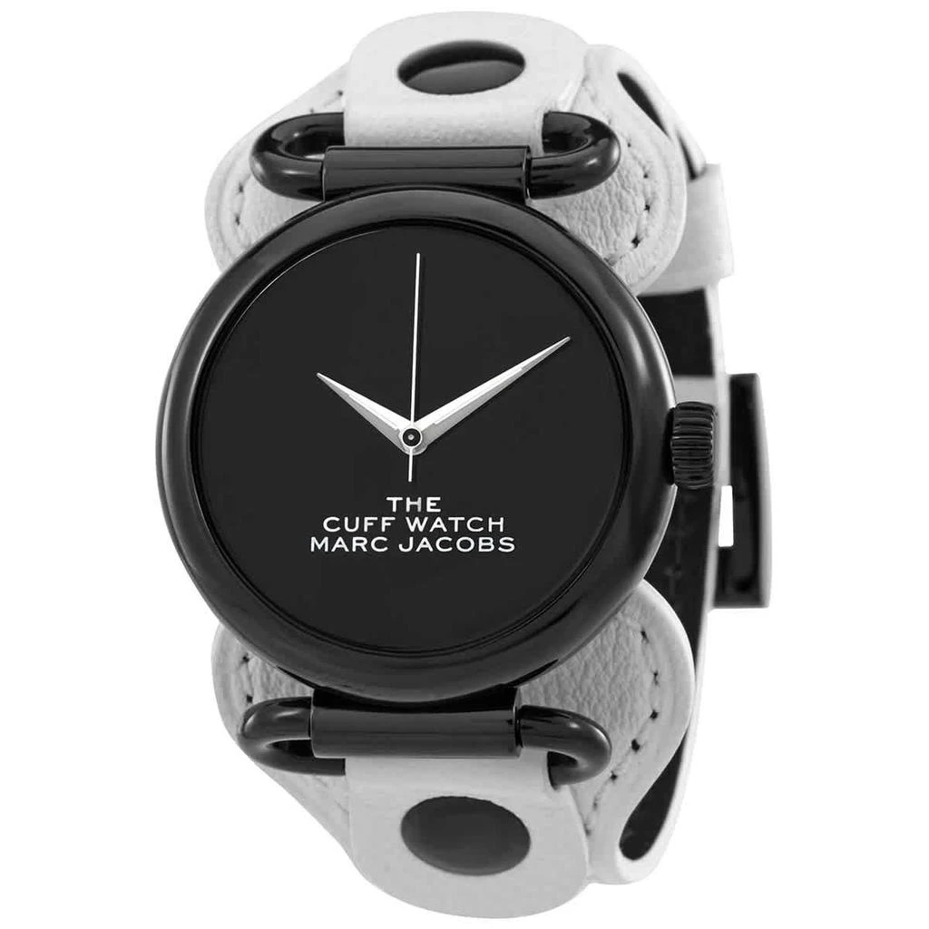 商品Marc Jacobs|The Cuff Quartz Black Dial Ladies Watch MJ0120179294,价格¥376,第1张图片
