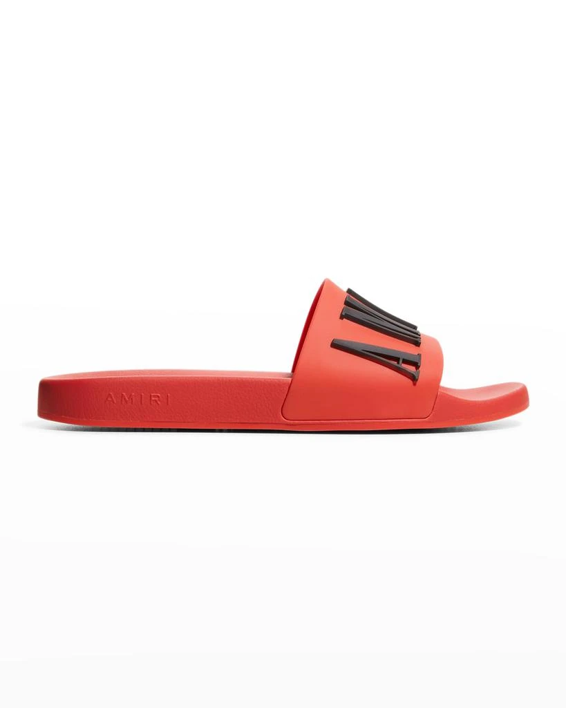 商品AMIRI|Men's Logo Pool Slide Sandals,价格¥2099,第1张图片