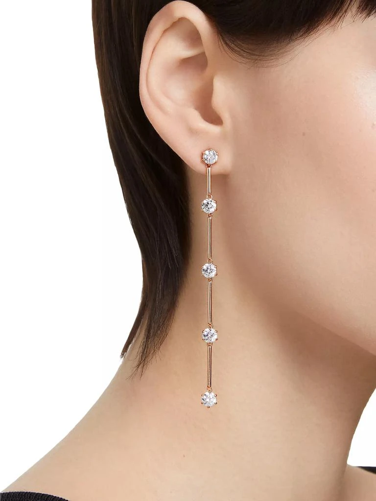 商品Swarovski|Re Constella Rose Goldtone & Crystal Drop Earrings,价格¥1267,第2张图片详细描述