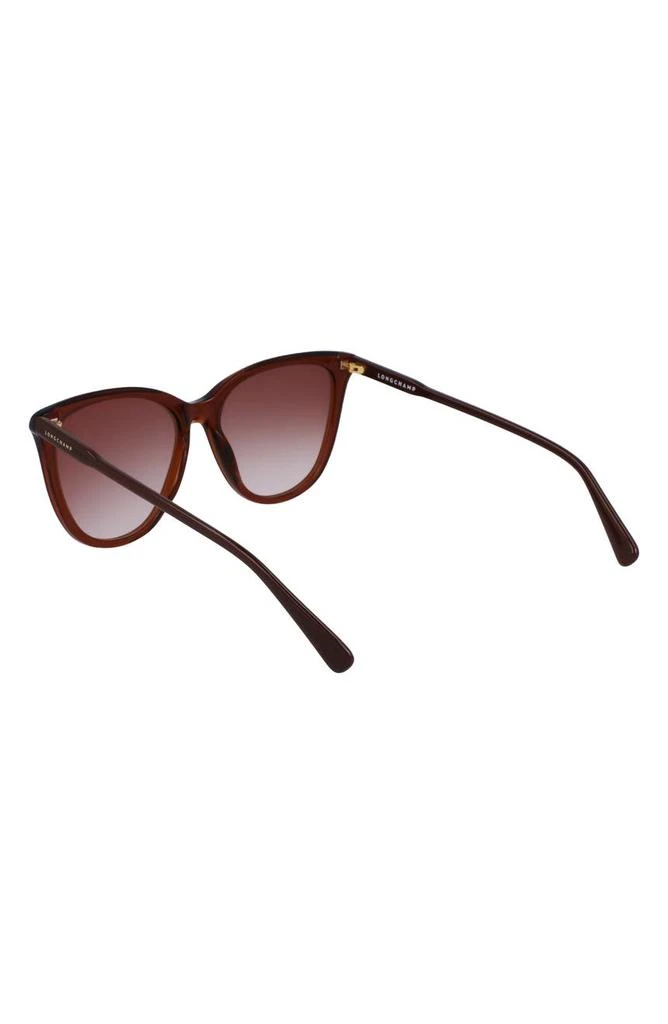 商品Longchamp|Le Pliage 56mm Gradient Tea Cup Sunglasses,价格¥412,第4张图片详细描述