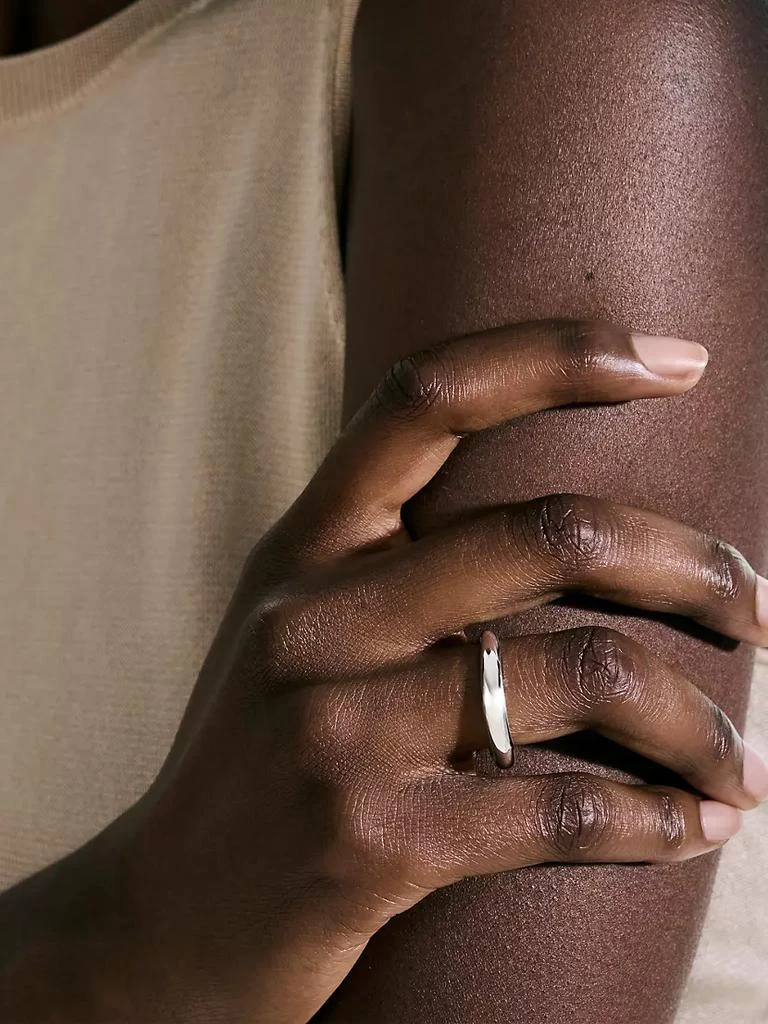 商品John Hardy|Surf Sterling Silver Band Ring,价格¥2619,第2张图片详细描述