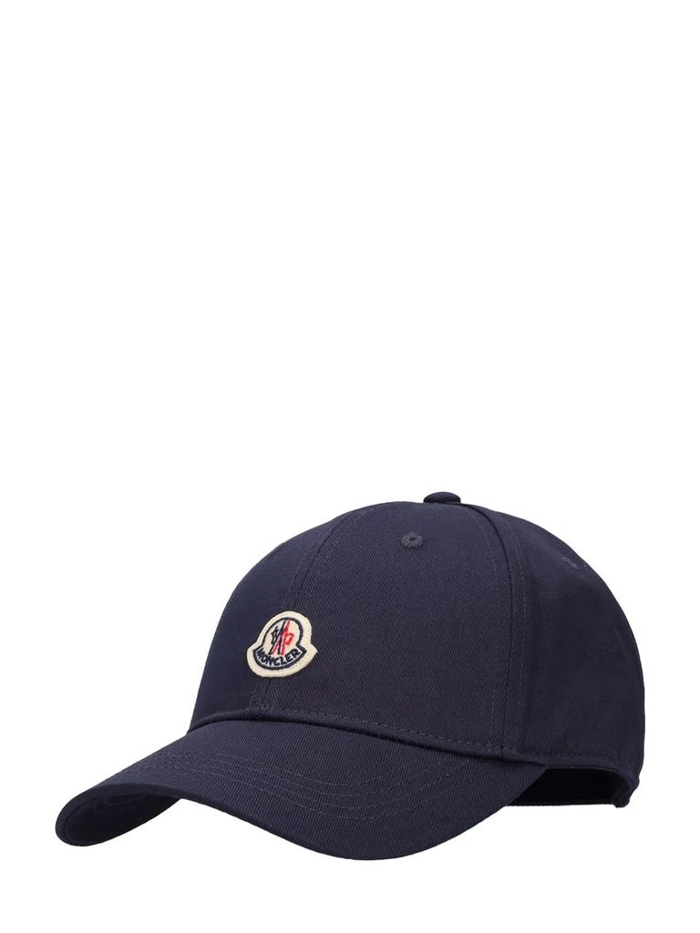 商品Moncler|Logo Cotton Baseball Cap,价格¥1057,第1张图片