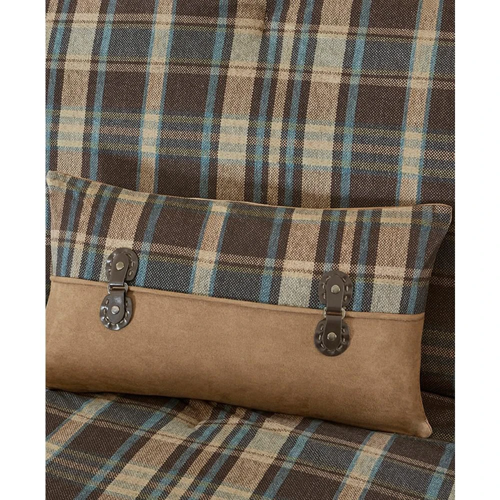 商品Woolrich|Hadley Pieced Plaid Faux-Suede Decorative Pillow, 12" x  20",价格¥908,第2张图片详细描述
