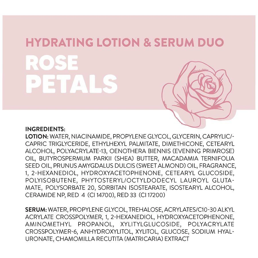 商品Onyx Professional|Hydrating Lotion & Serum Duo Rose Petals,价格¥61,第4张图片详细描述