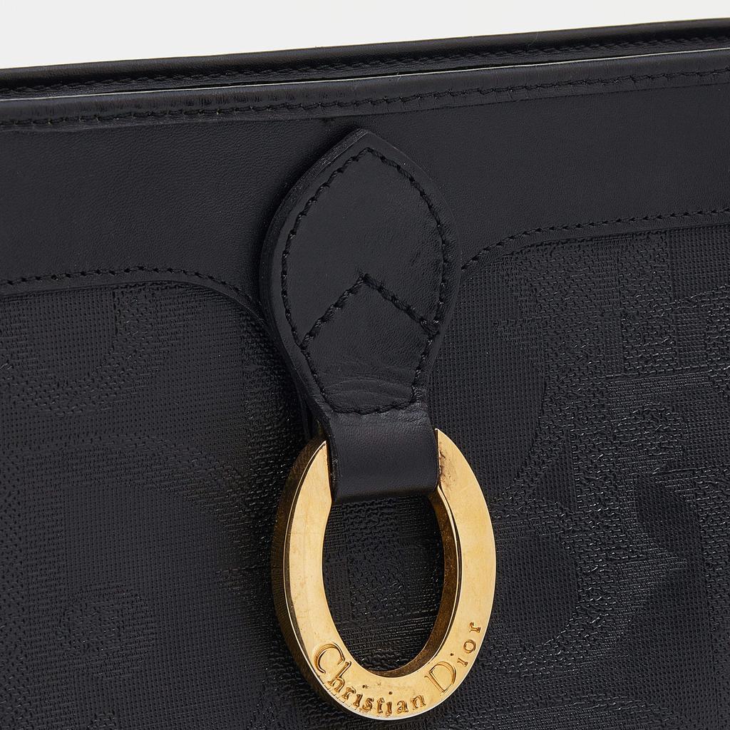 商品[二手商品] Dior|Dior Black Oblique Coated Canvas And Leather Clutch,价格¥3138,第7张图片详细描述