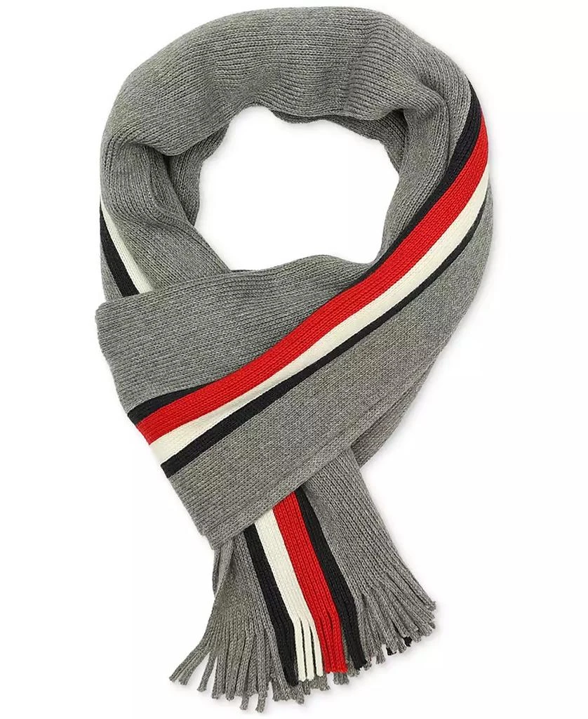 商品Tommy Hilfiger|Men's Global Stripe Raschel Scarf,价格¥317,第2张图片详细描述