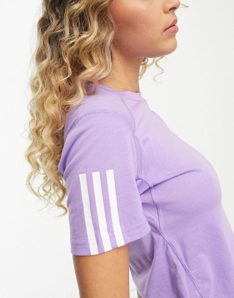 adidas Training Train Essentials t-shirt in purple商品第3张图片规格展示