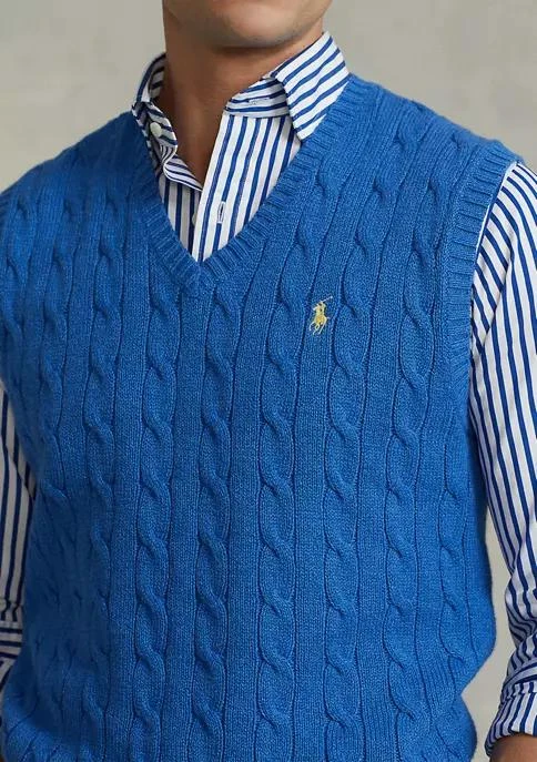 Polo Ralph Lauren Ralph Lauren Cable Knit Cotton Sweater Vest 3
