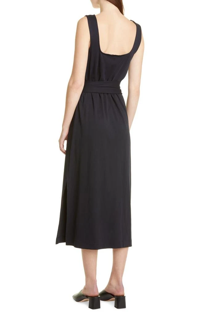 商品Vince|Belted Square Neck Midi Dress,价格¥817,第2张图片详细描述