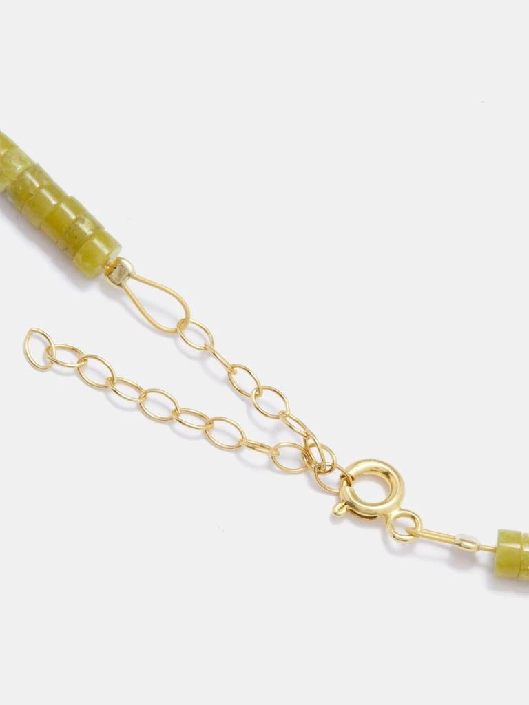 商品Hermina Athens|Before Sunrise jade & gold-vermeil necklace,价格¥1061,第5张图片详细描述