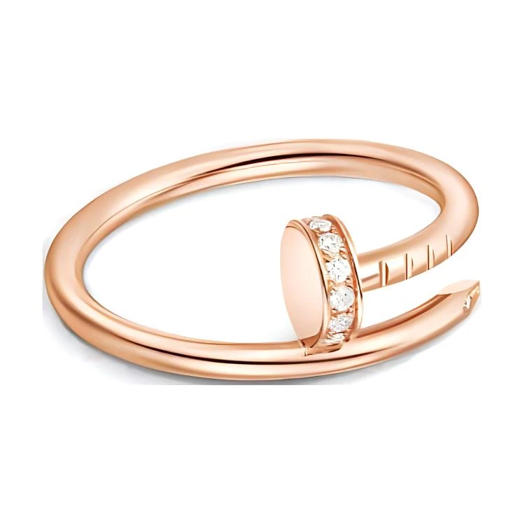 商品[国内直发] Cartier|CARTIER卡地亚 开口设计 玫瑰金 戒指 女款 玫瑰金,价格¥23935,第1张图片
