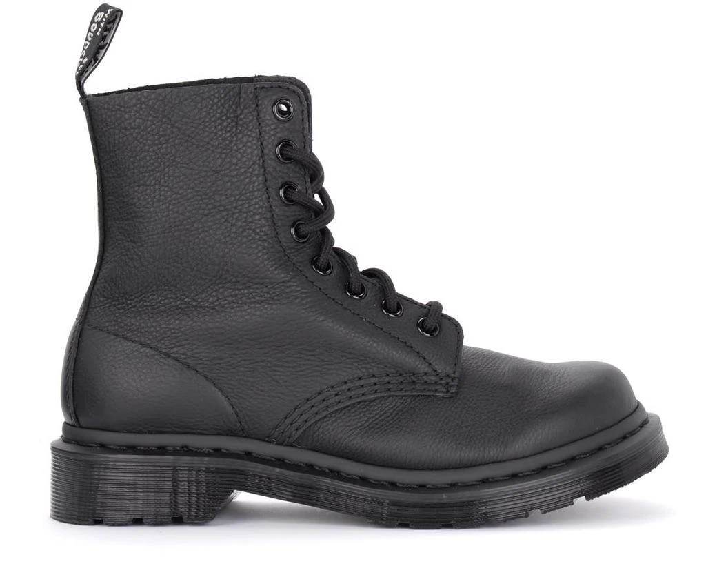 商品Dr. Martens|Dr. Martens Pascal Mono Black Tumbled Leather Ankle Boots,价格¥1674,第1张图片