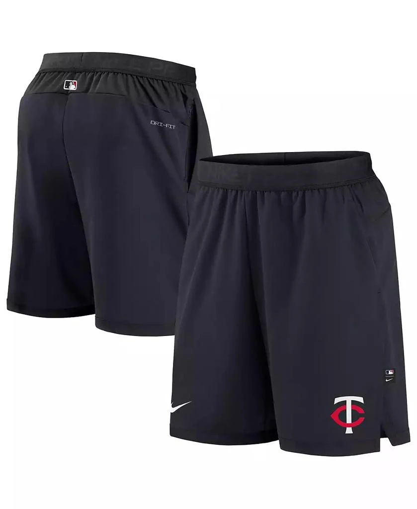 商品NIKE|Men's Navy Minnesota Twins Authentic Collection Flex Vent Performance Shorts,价格¥475,第1张图片