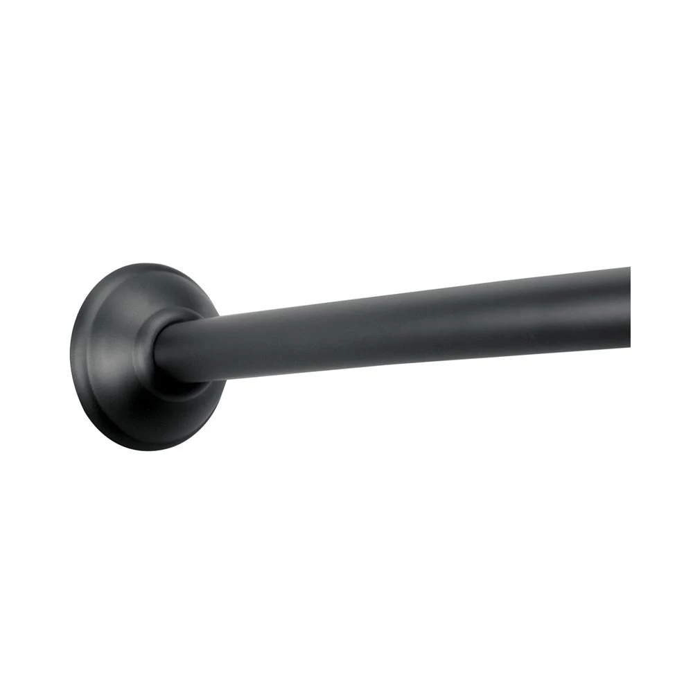 商品Interdesign|Curved Matte Black Shower Curtain Rod 41"-72",价格¥514,第2张图片详细描述