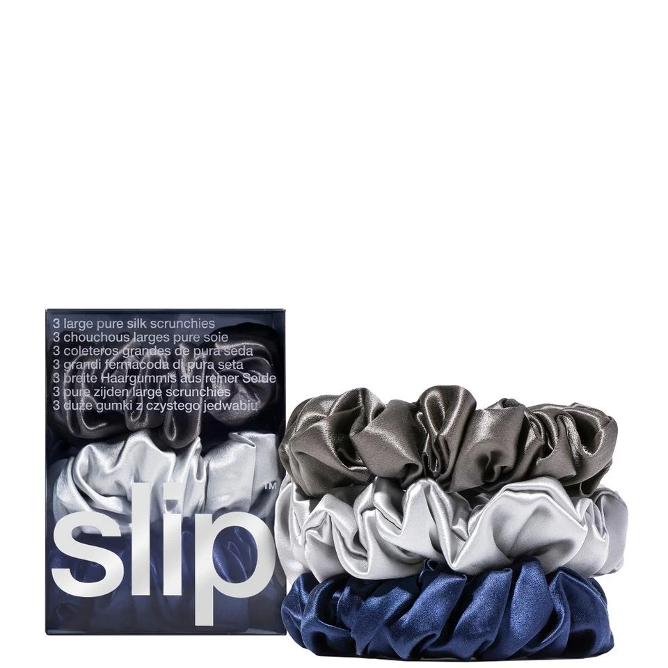 商品Slip|Slip Pure Silk 3-Pack Large Scrunchies,价格¥376,第1张图片