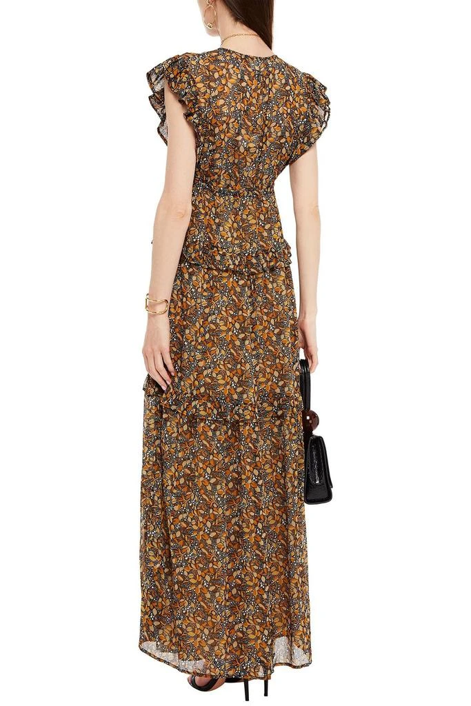 商品ba&sh|Samanta ruffled printed georgette maxi dress,价格¥1185,第3张图片详细描述