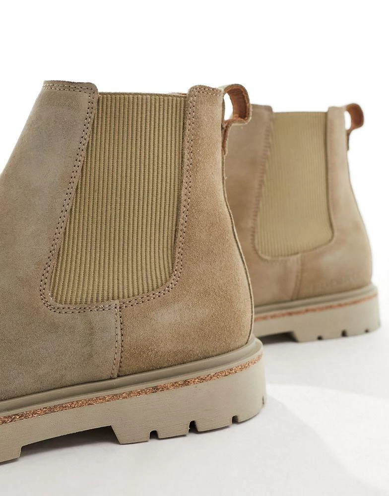 商品Birkenstock|Birkenstock Highwood chelsea boots in taupe suede,价格¥1625,第2张图片详细描述