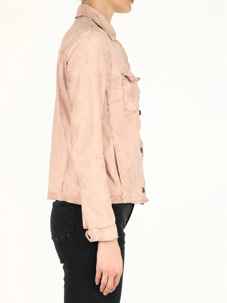 商品Salvatore Santoro|Powder pink leather shirt,价格¥2967,第3张图片详细描述