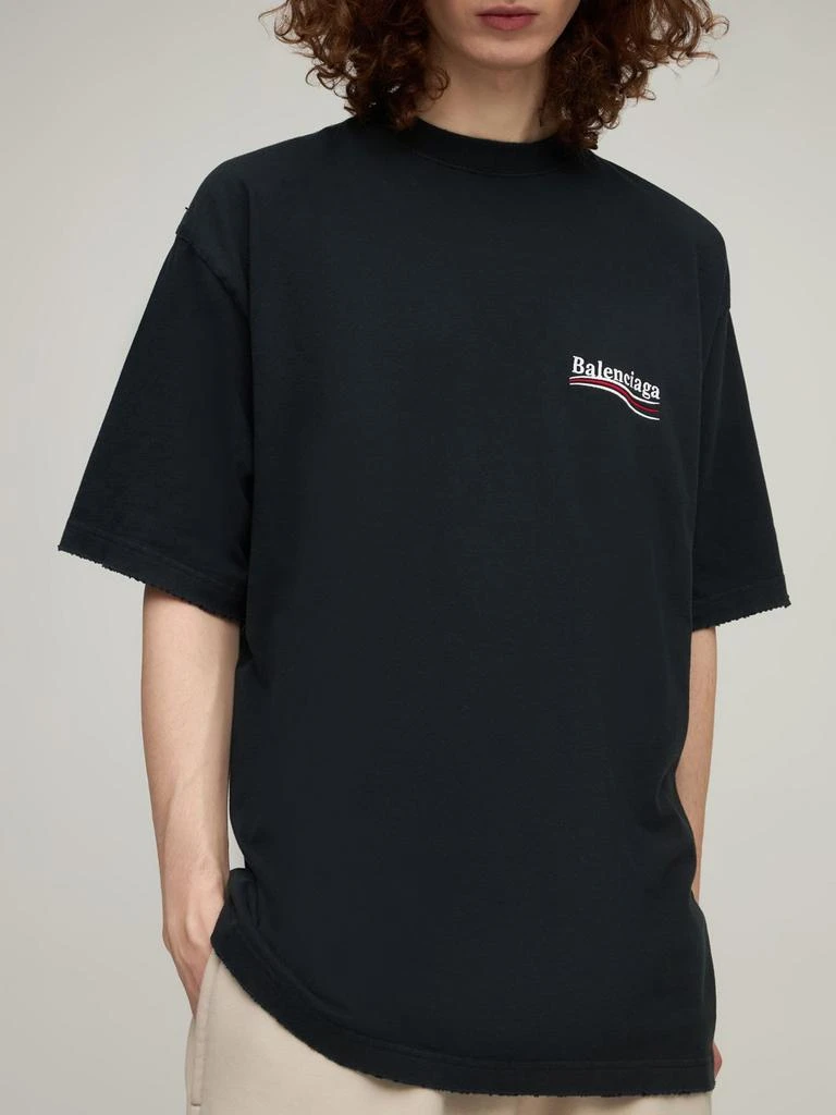 商品Balenciaga|Logo Cotton T-shirt,价格¥5137,第2张图片详细描述