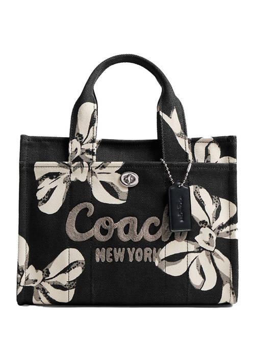 Coach Cargo Tote Bag 26 With Bow Print - Tote Bags - Free