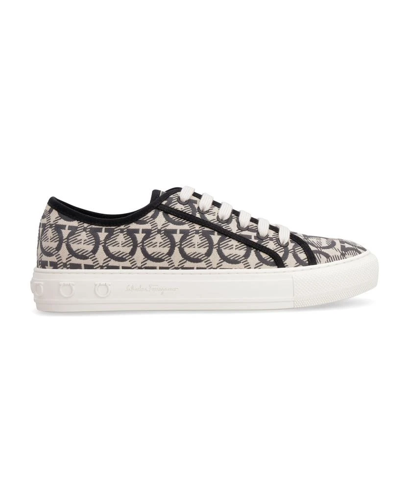 商品Salvatore Ferragamo|Canvas Sneakers,价格¥3970,第1张图片