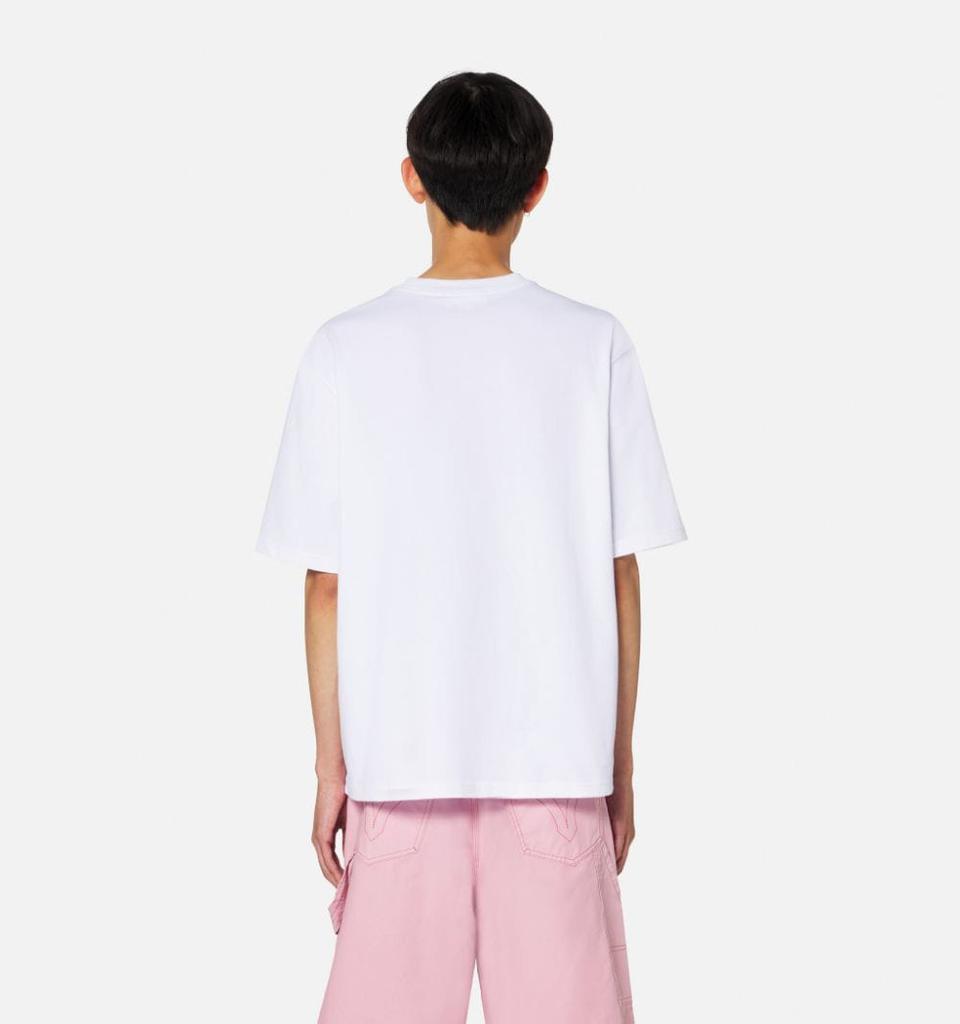 AMI PARIS - Organic Cotton T-shirt With Logo商品第3张图片规格展示