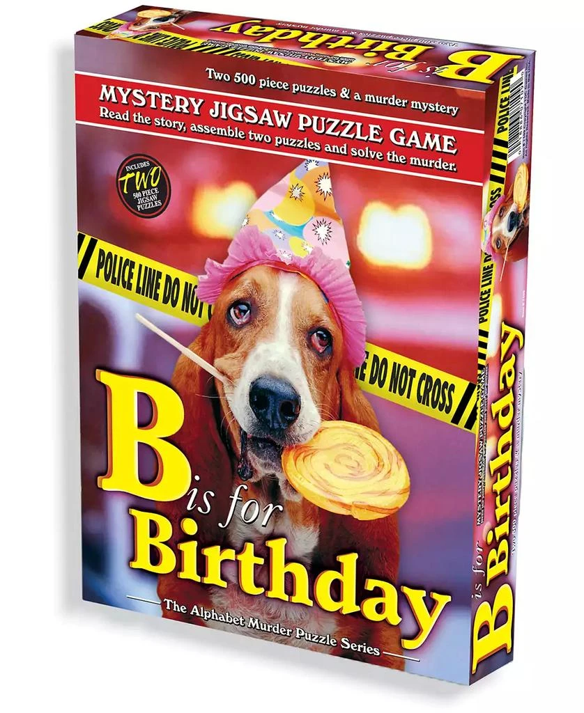 商品TDC Games|B Is For Birthday Murder Mystery Jigsaw Puzzle - 1000 Piece,价格¥120,第1张图片