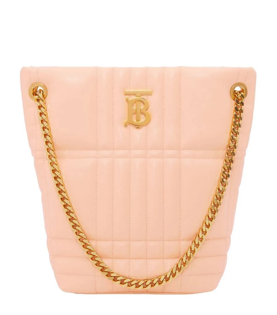 商品Burberry|Small Leather Lola Bucket Bag,价格¥13644,第1张图片