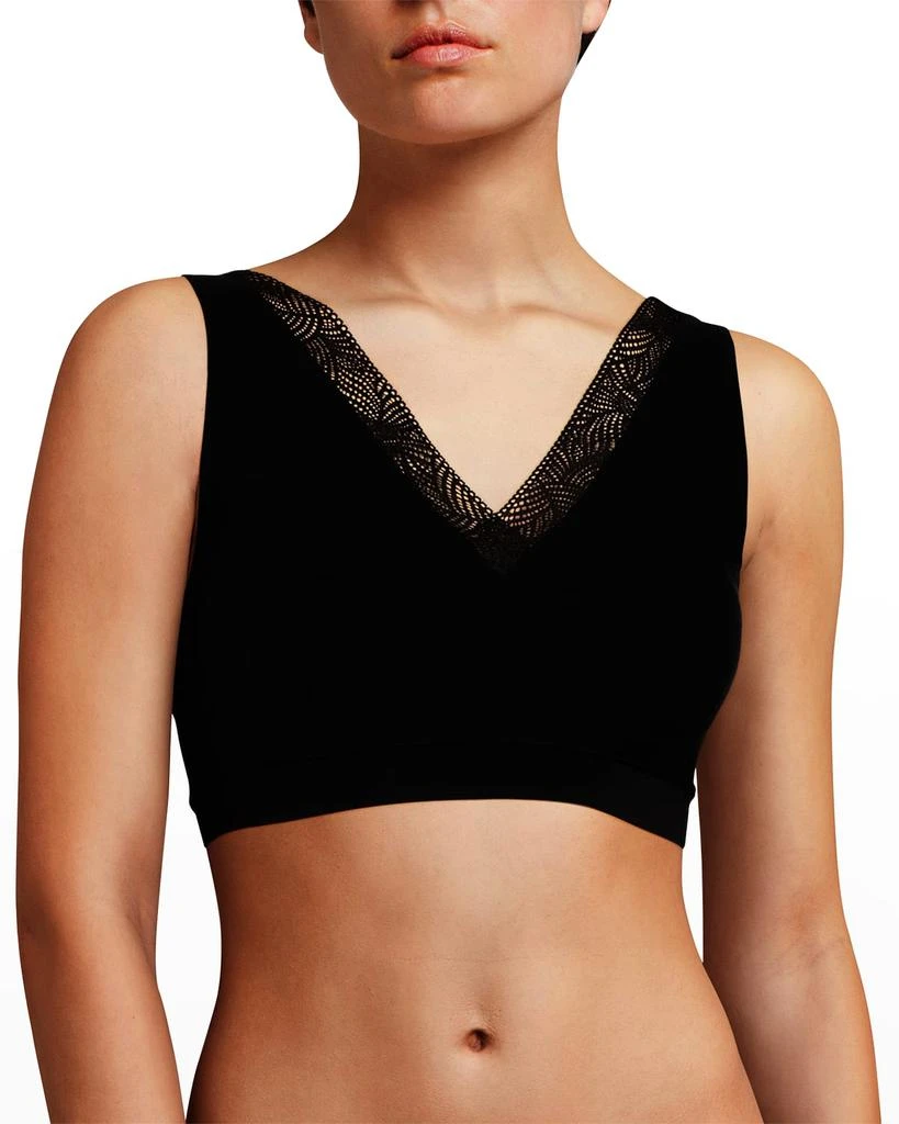 商品Chantelle|SoftStretch Lace-Trim Padded Bra Top,价格¥258,第1张图片