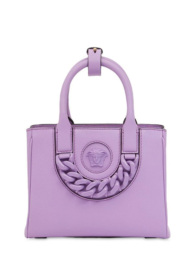 商品Versace|Mini Medusa Leather Tote Bag W/ Chain,价格¥11378,第1张图片