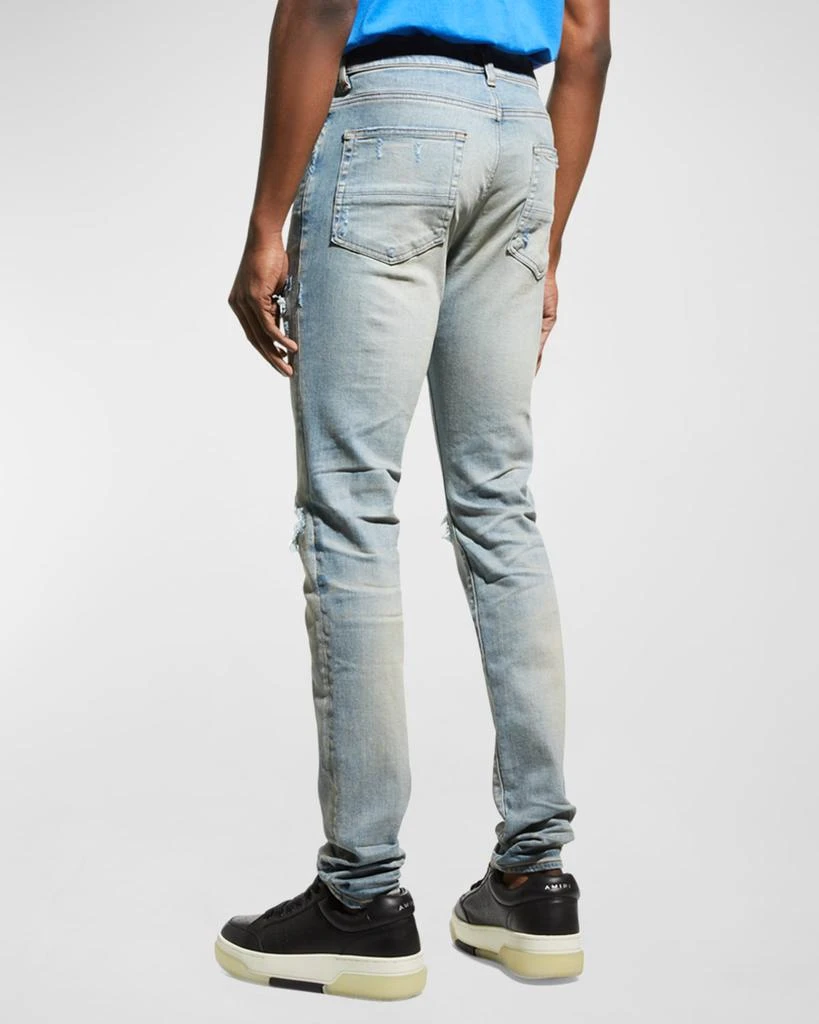 商品AMIRI|Men's MX1 Bandana Repair Skinny Jeans,价格¥8511,第3张图片详细描述