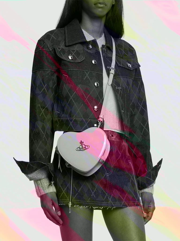 商品Vivienne Westwood|Louise Heart Leather Crossbody Bag,价格¥4455,第1张图片