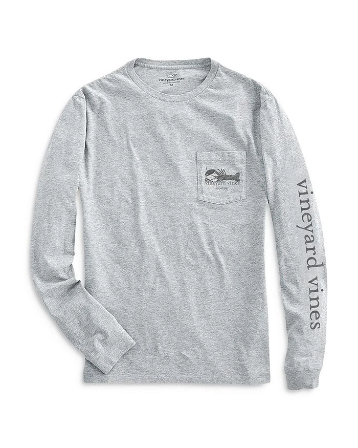 商品Vineyard Vines|Boston Long Sleeve Tonal Icon Logo Pocket Tee,价格¥277,第2张图片详细描述