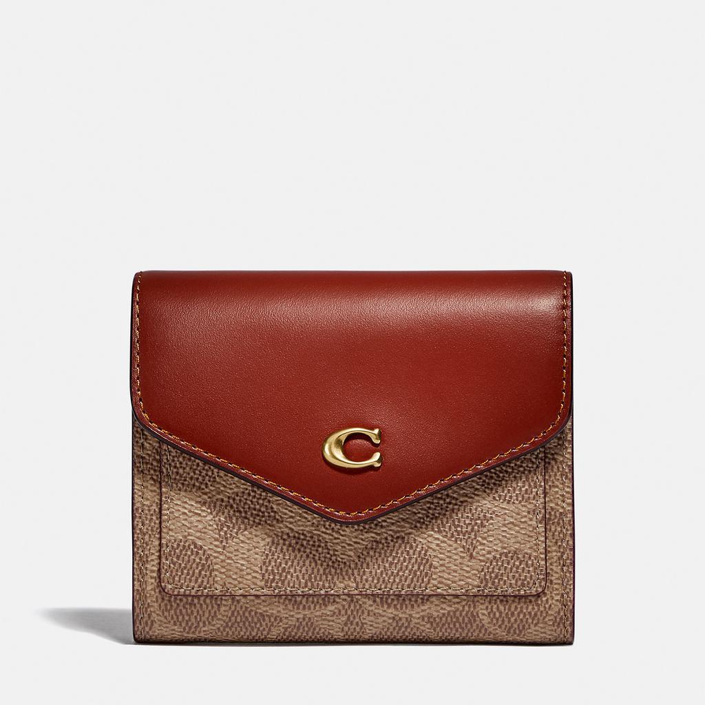 商品Coach|Coach Women's Crossgrain Wyn Small Wallet,价格¥1070,第1张图片