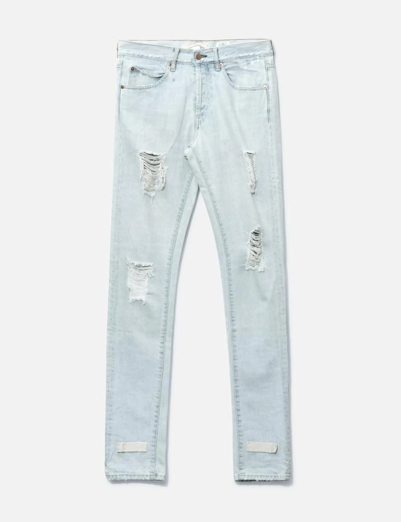 商品[二手商品] Off-White|Off White Destroyed Detail Jeans,价格¥2046,第1张图片