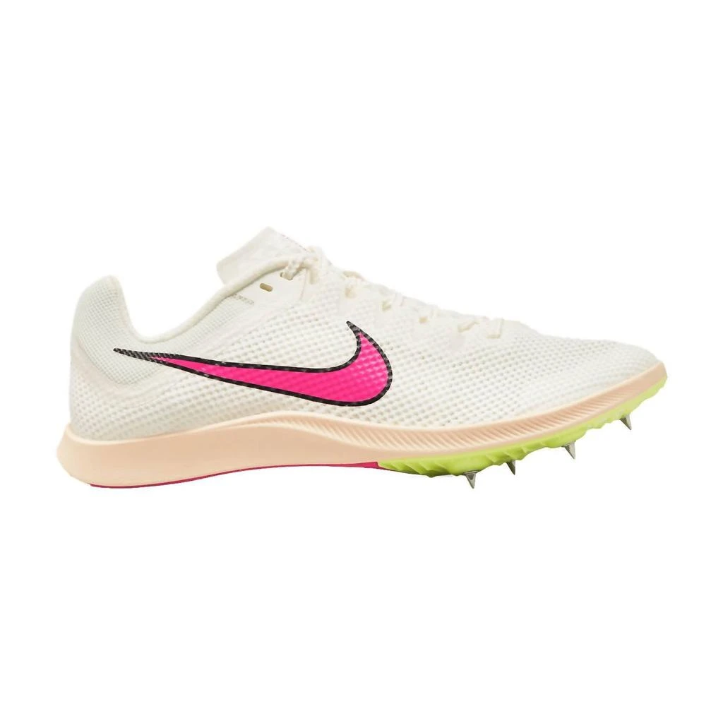 商品NIKE|Men's Rival Distance Sneaker In Sail/fierce Pink,价格¥521,第1张图片