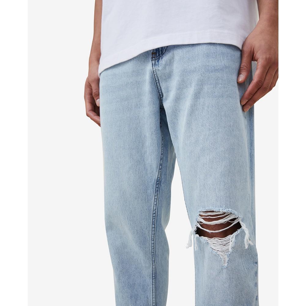 Men's Crop Tapered Jeans商品第3张图片规格展示