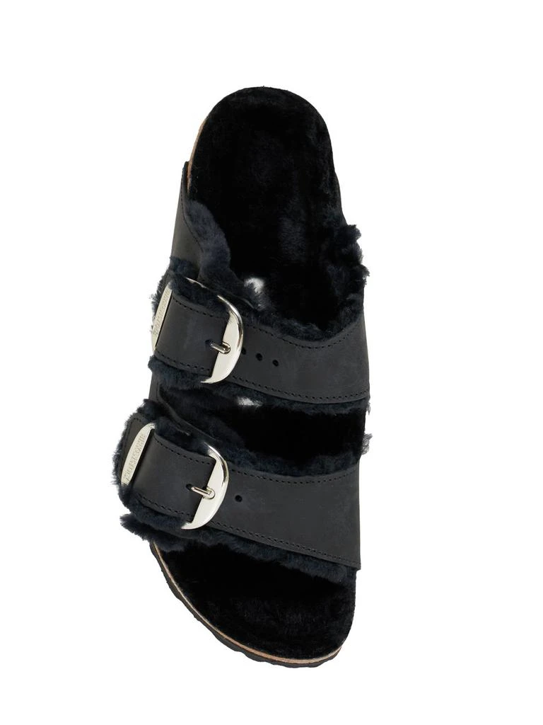 商品Birkenstock|Arizona Big Buckle Shearling Sandals,价格¥757,第4张图片详细描述